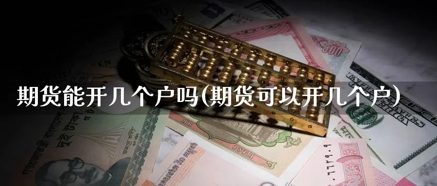 期货能开几个户吗(期货可以开几个户)_https://www.nccrq.com_期货开户_第1张