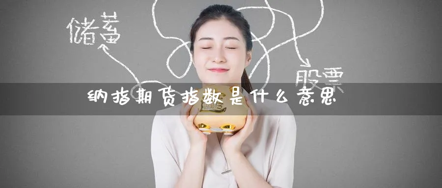 纳指期货指数是什么意思_https://www.nccrq.com_期货百科_第1张