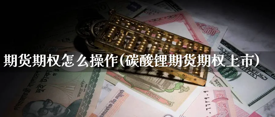 期货期权怎么操作(碳酸锂期货期权上市)_https://www.nccrq.com_纳指期货_第1张