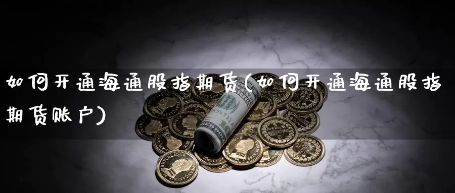 如何开通海通股指期货(如何开通海通股指期货账户)_https://www.nccrq.com_期货培训_第1张