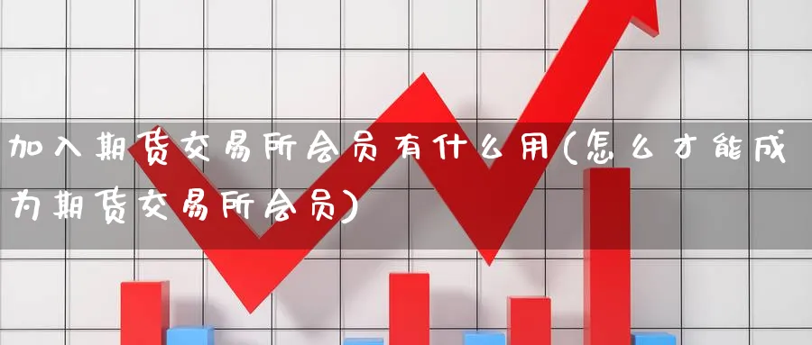 加入期货交易所会员有什么用(怎么才能成为期货交易所会员)_https://www.nccrq.com_恒指期货_第1张