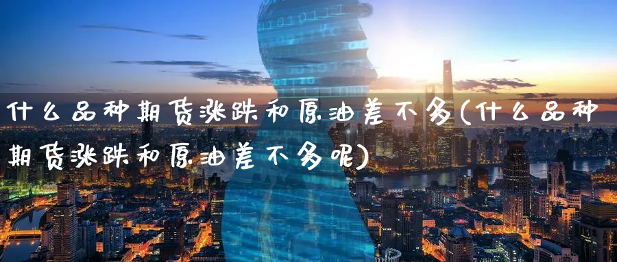 什么品种期货涨跌和原油差不多(什么品种期货涨跌和原油差不多呢)_https://www.nccrq.com_恒生指数_第1张