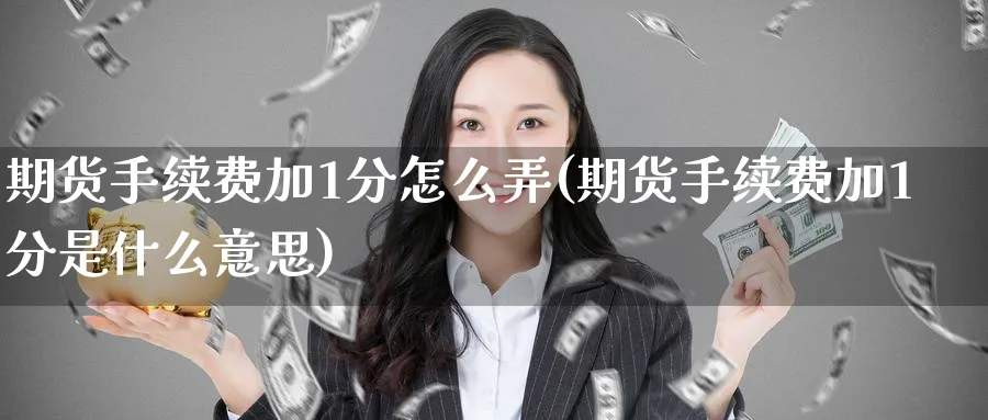 期货手续费加1分怎么弄(期货手续费加1分是什么意思)_https://www.nccrq.com_币圈资讯_第1张