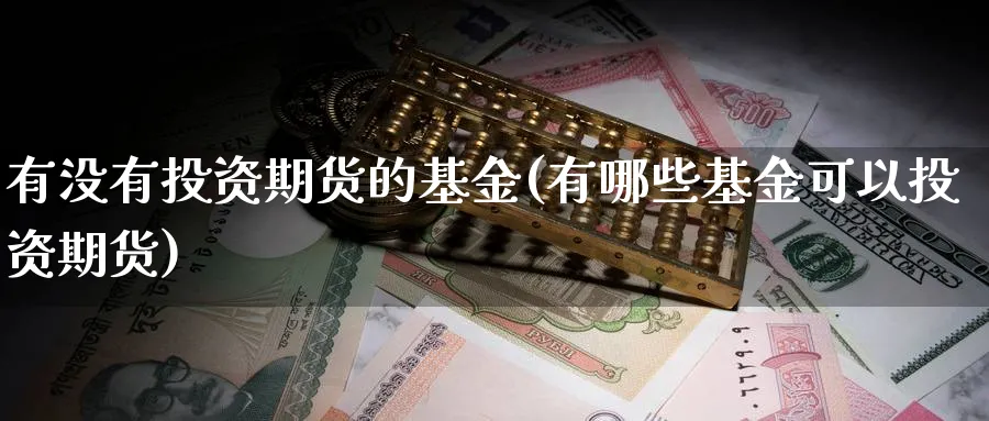 有没有投资期货的基金(有哪些基金可以投资期货)_https://www.nccrq.com_期货分析_第1张