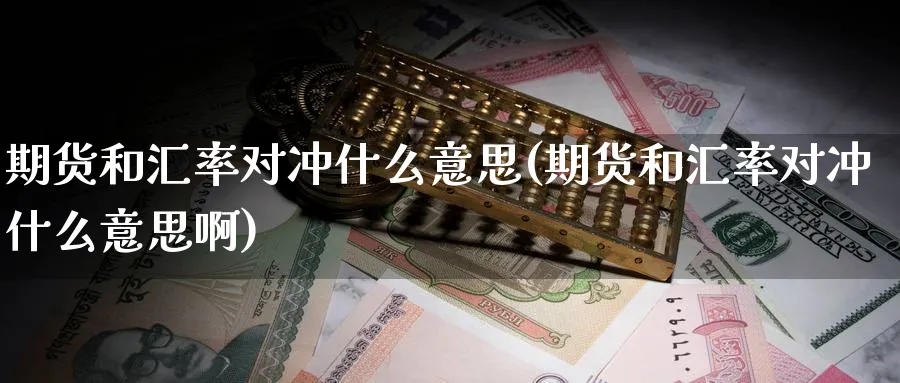期货和汇率对冲什么意思(期货和汇率对冲什么意思啊)_https://www.nccrq.com_原油期货_第1张