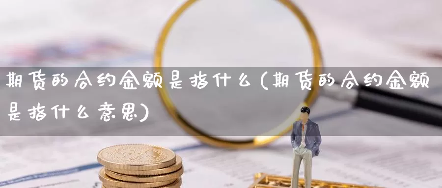 期货的合约金额是指什么(期货的合约金额是指什么意思)_https://www.nccrq.com_期货软件_第1张