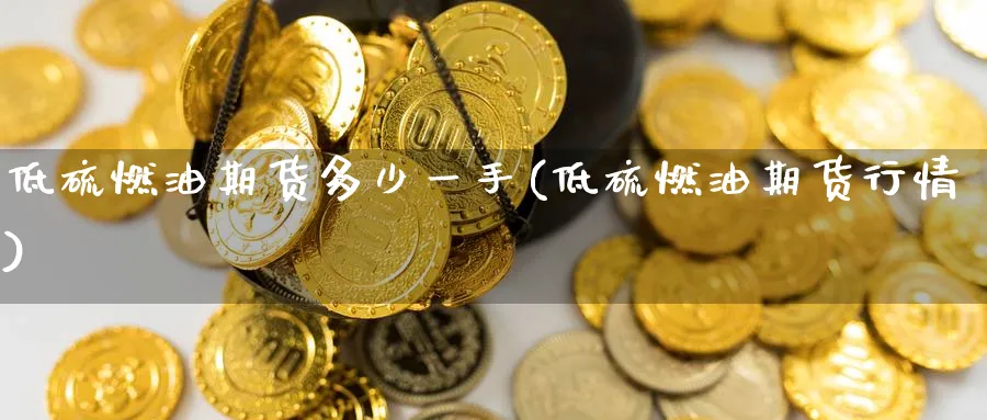 低硫燃油期货多少一手(低硫燃油期货行情)_https://www.nccrq.com_内盘期货_第1张