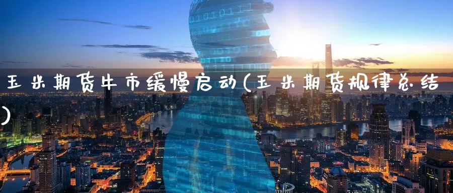玉米期货牛市缓慢启动(玉米期货规律总结)_https://www.nccrq.com_黄金期货_第1张