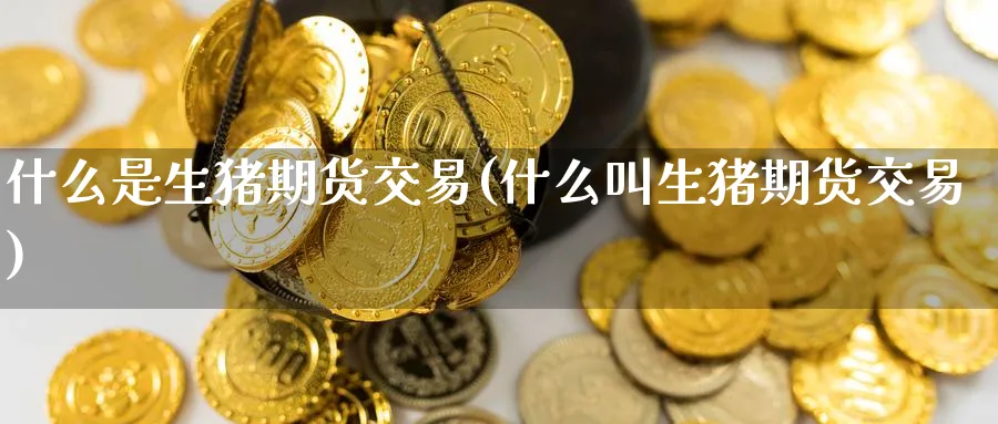 什么是生猪期货交易(什么叫生猪期货交易)_https://www.nccrq.com_原油期货_第1张