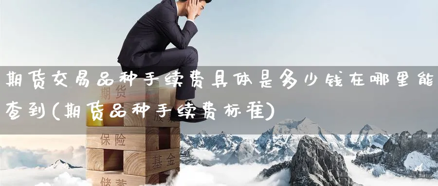期货交易品种手续费具体是多少钱在哪里能查到(期货品种手续费标准)_https://www.nccrq.com_内盘期货_第1张