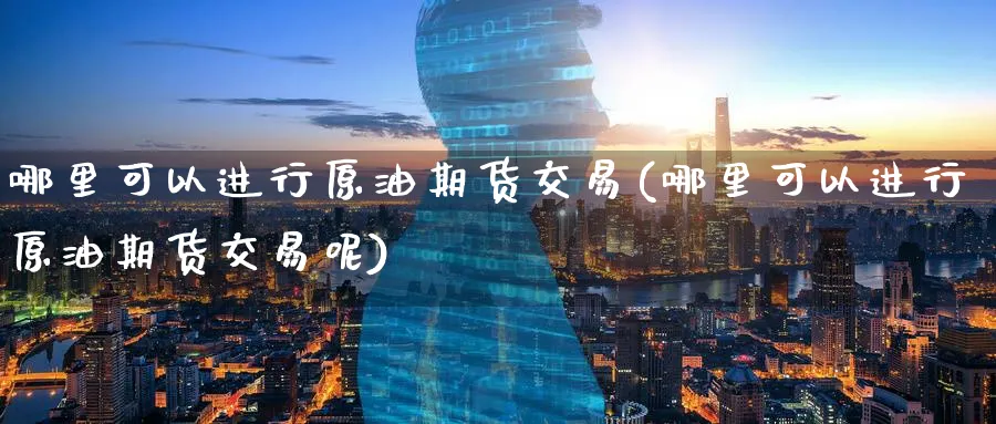 哪里可以进行原油期货交易(哪里可以进行原油期货交易呢)_https://www.nccrq.com_内盘期货_第1张