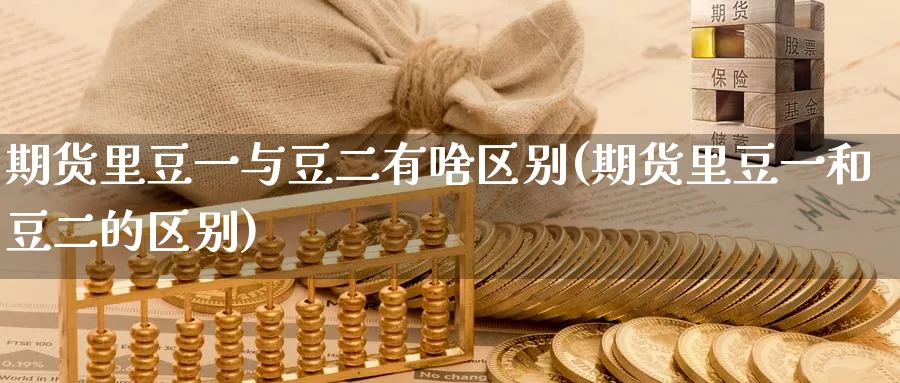 期货里豆一与豆二有啥区别(期货里豆一和豆二的区别)_https://www.nccrq.com_期货喊单_第1张
