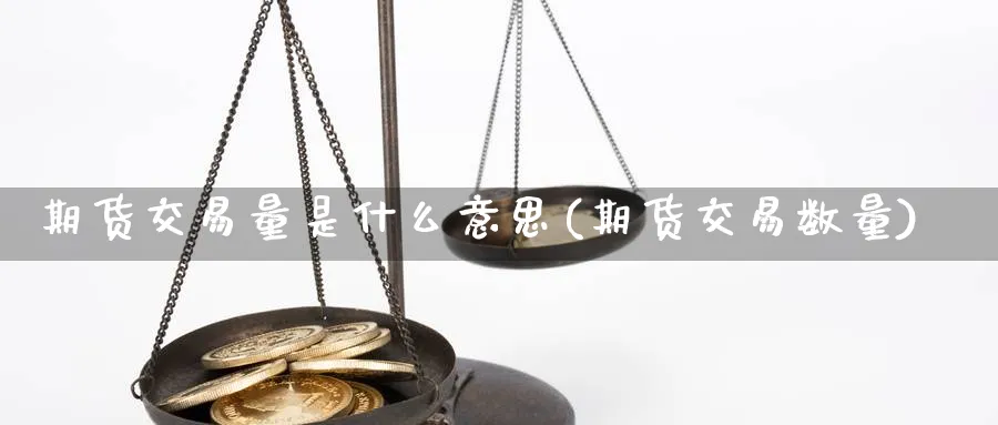 期货交易量是什么意思(期货交易数量)_https://www.nccrq.com_纳指期货_第1张