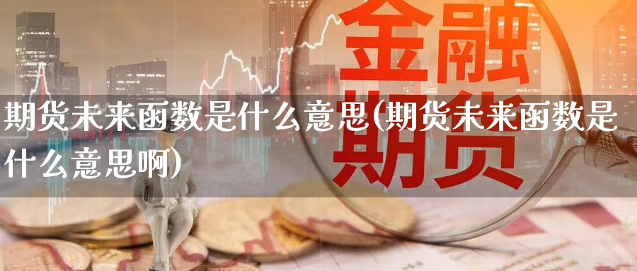 期货未来函数是什么意思(期货未来函数是什么意思啊)_https://www.nccrq.com_期货品种_第1张
